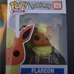 Funko Pop Games Flareon Orange and Yellow Figure